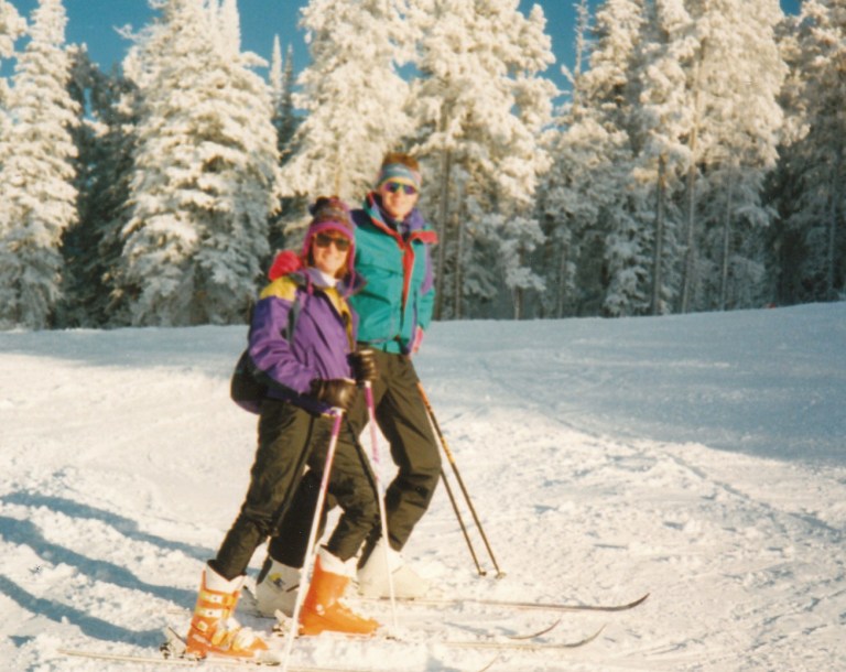 John and Steph on slopes