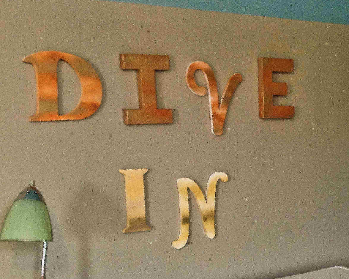 Tie Dye Wood Letters with Spray Paint – SpaceLift Designs